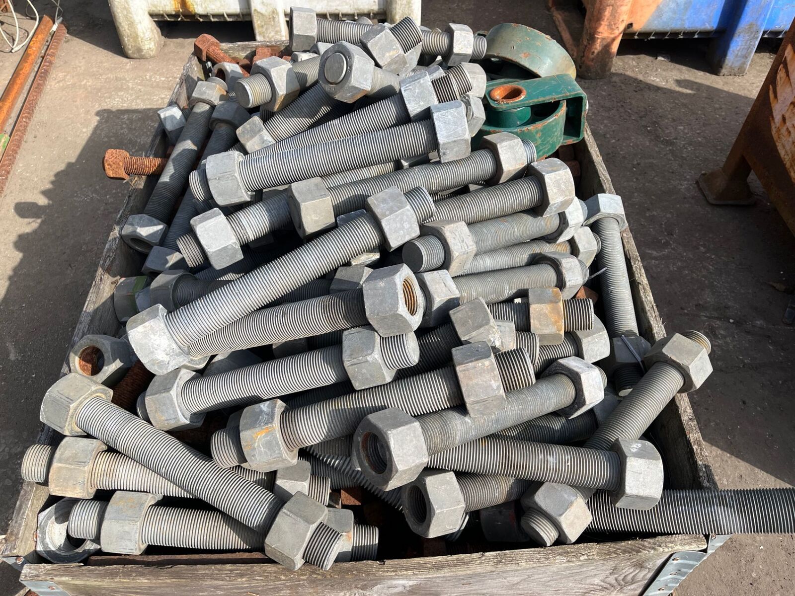 Galvanised steel sheeting